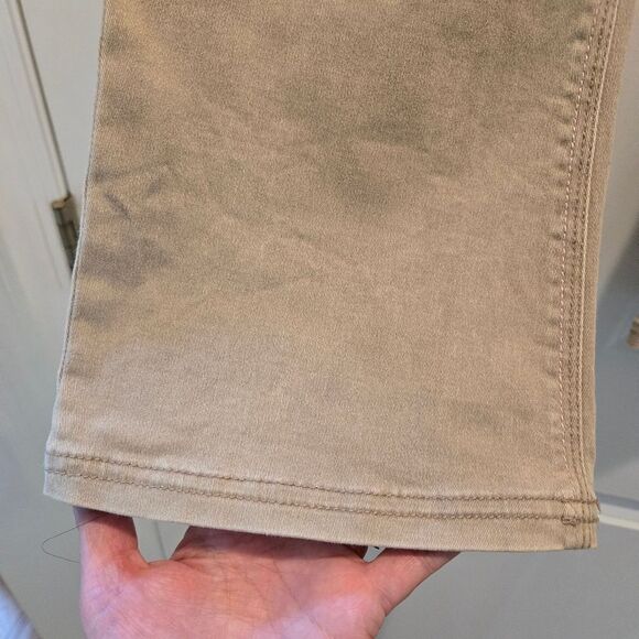 Vintage Y2K Angel Blue Capris 25 Pants Japanese Embroidered Patch Harajuku Flare - Picture 9 of 15